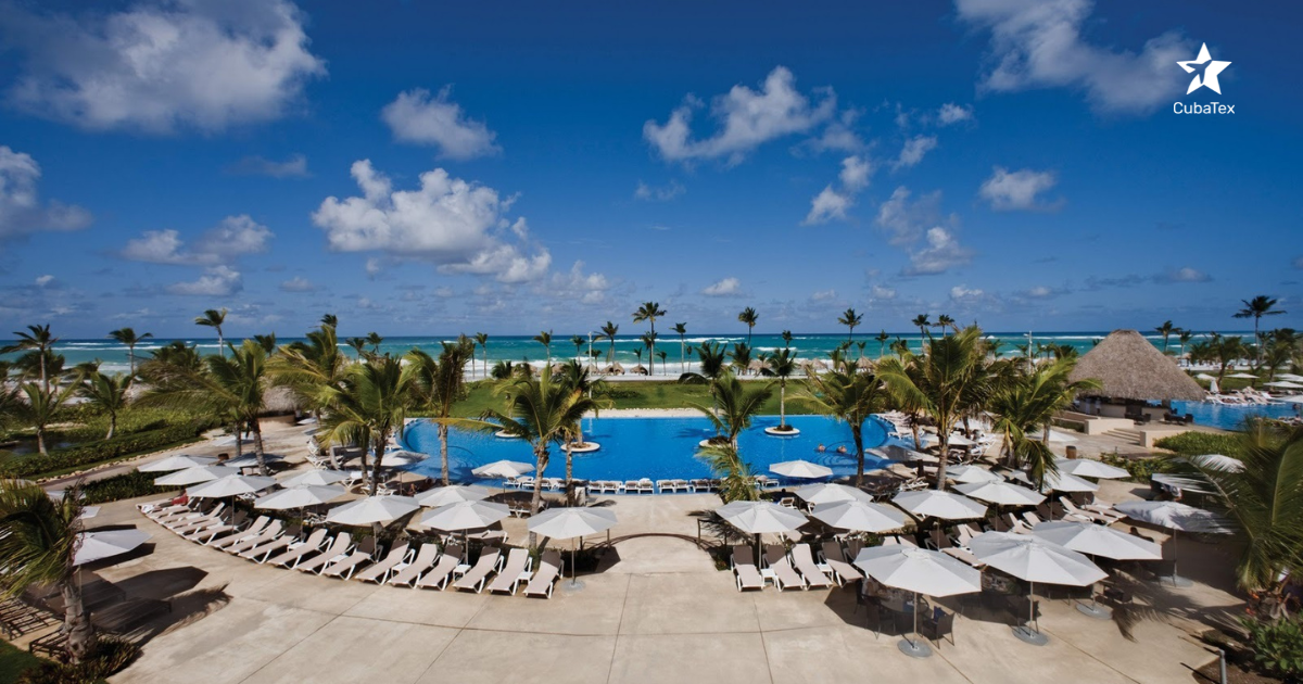 Foto de la playa de un hotel en Punta Cana