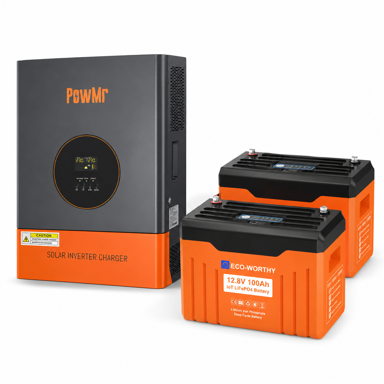 kit-solar-economico-powmr-4kw-dumfume-25-6v-100ah-lifepo4-battery Kit Solar Económico – SUMRY 4KWH - Imagen 1