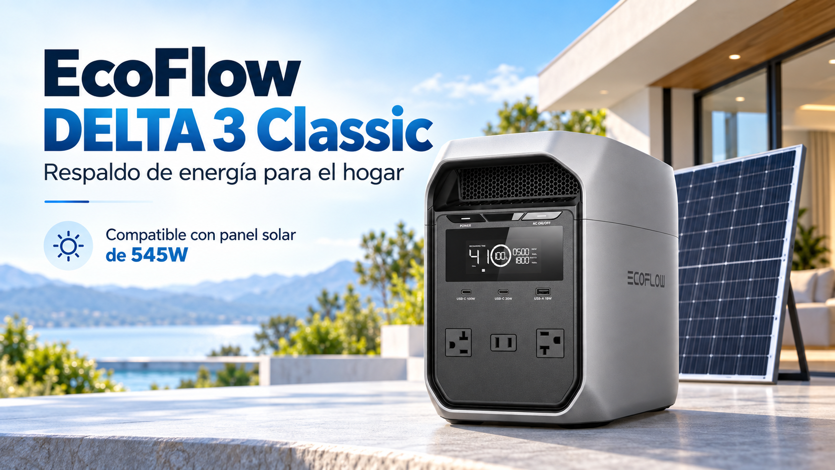 EcoFlow DELTA 3 Classic estación de energía portátil